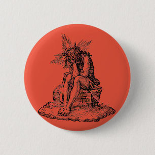 Badge Rond 5 Cm Jugement de Jésus-Christ