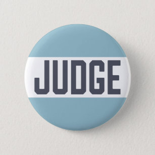 Badge Rond 5 Cm Jugement du juge moderne de concours