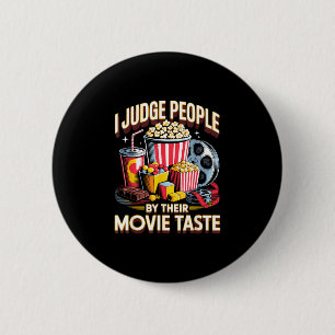 Badge Rond 5 Cm Juger les gens film cinéma nourriture nuit snack p
