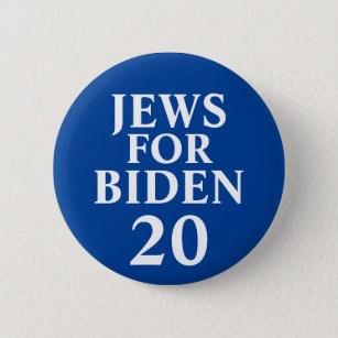 Badge Rond 5 Cm Juifs pour Biden Button
