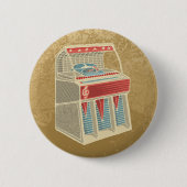 Badge Rond 5 Cm Juke-box (Devant)