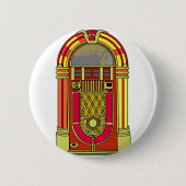 Badge Rond 5 Cm Juke-box (Devant)