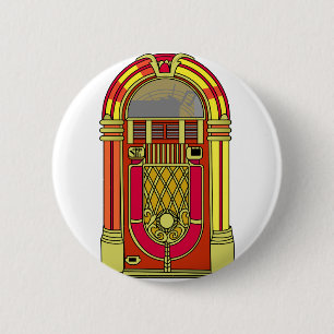 Badge Rond 5 Cm Juke-box