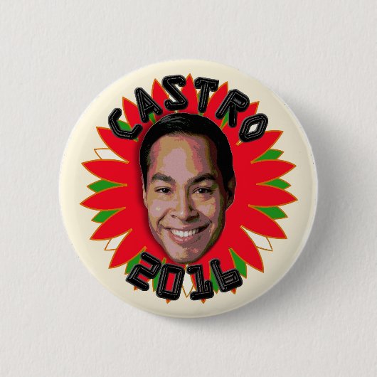 Badge Rond 5 Cm Julian Castro (Devant)