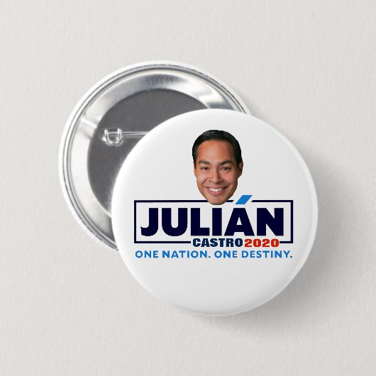 Badge Rond 5 Cm Julian Castro 2020 (Devant & derrière)