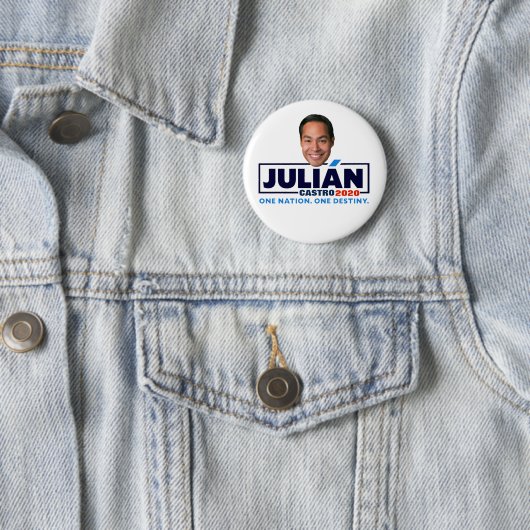 Badge Rond 5 Cm Julian Castro 2020 (En situation)