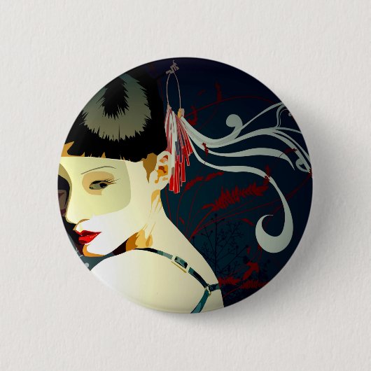 Badge Rond 5 Cm Julzips - Mascarada (Devant)