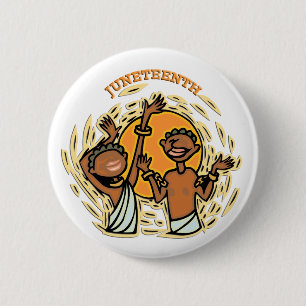 Badge Rond 5 Cm Juneteenth