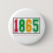 Badge Rond 5 Cm Juneteenth - Histoire des Noirs (Devant)