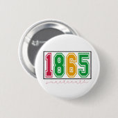 Badge Rond 5 Cm Juneteenth - Histoire des Noirs (Devant & derrière)