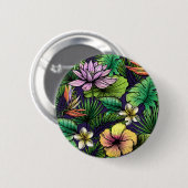 Badge Rond 5 Cm Jungle (Devant & derrière)