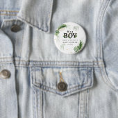 Badge Rond 5 Cm Jungle Safari Animaux Nature Thème Garçon Baby sho (En situation)