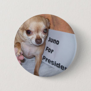 Badge Rond 5 Cm Juno pour le président