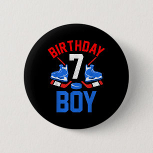 Badge Rond 5 Cm Jupe d'anniversaire pour filles garçons 7 ans Vieu