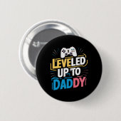 Badge Rond 5 Cm Jusqu'à papa (Devant & derrière)
