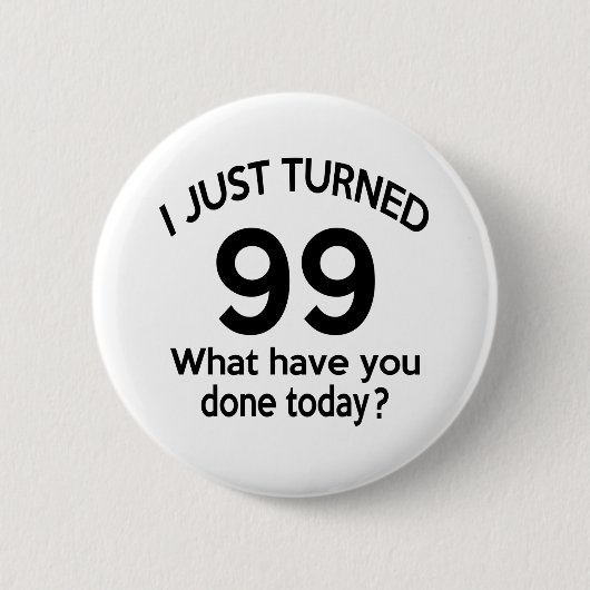 Badge Rond 5 Cm Juste 99 tournés (Devant)