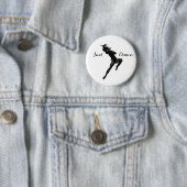 Badge Rond 5 Cm Juste bouton de danse (En situation)