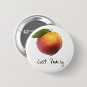 Badge Rond 5 Cm Juste couleur pêche (Devant & derrière)