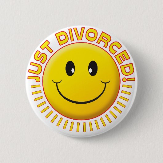 Badge Rond 5 Cm Juste divorcé (Devant)