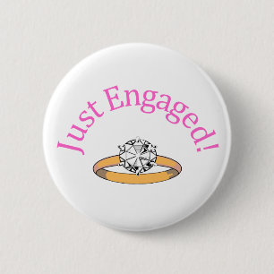 Badge Rond 5 Cm Juste engagé (diamant)