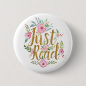 Badge Rond 5 Cm Juste lu (Devant)