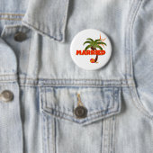 Badge Rond 5 Cm Juste tropical MARIÉ (En situation)