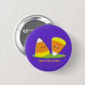 Badge Rond 5 Cm Juste un peu bébête (Devant & derrière)