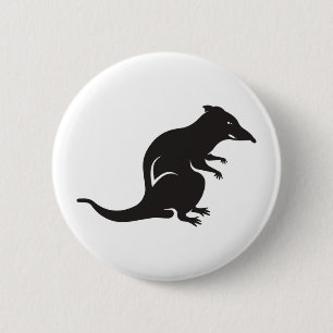 Badge Rond 5 Cm Juste un rat