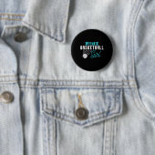 Badge Rond 5 Cm Juste Une Fille Bysketbyll Joueuse Bysketbyll Femm (En situation)