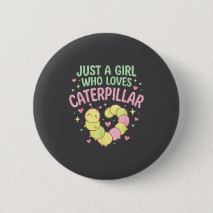 Badge Rond 5 Cm Juste une fille qui aime 