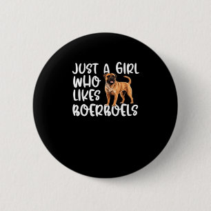 Badge Rond 5 Cm Juste Une Fille Qui Aime Boerboels Classic T-Shirt