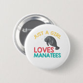 Badge Rond 5 Cm Juste une fille qui aime les lamatées (Devant & derrière)