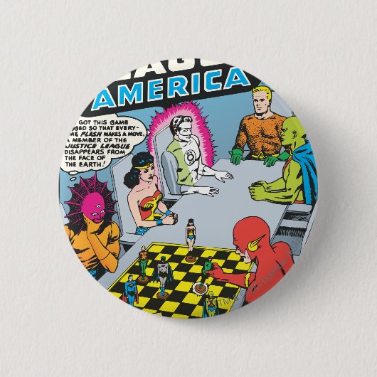 Badge Rond 5 Cm Justice League of America Numéro 1 - Nov (Devant)