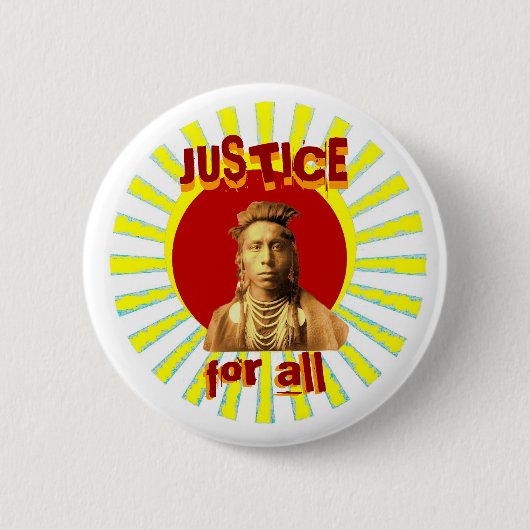 Badge Rond 5 Cm Justice pour tous (Devant)