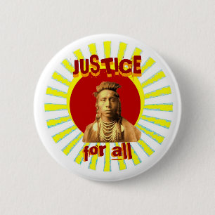 Badge Rond 5 Cm Justice pour tous