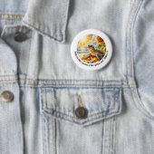 Badge Rond 5 Cm JW 2026 Year Text Happy Turtle Matthew 5:3 (En situation)