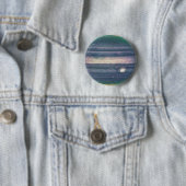 Badge Rond 5 Cm JWST Image de la planète Jupiter en infrarouge (En situation)