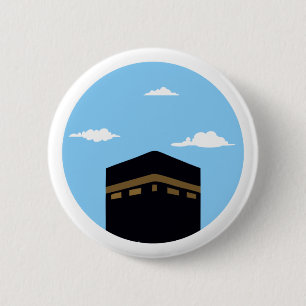 Badge Rond 5 Cm Kaaba Masjid al-Haram - Journée