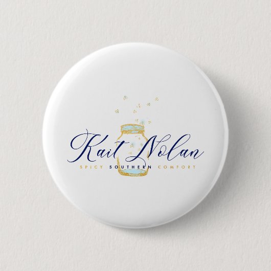 Badge Rond 5 Cm Kait Nolan : Confort Sud épicé (Devant)