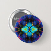 Badge Rond 5 Cm Kaleidoscope 1 (Devant & derrière)