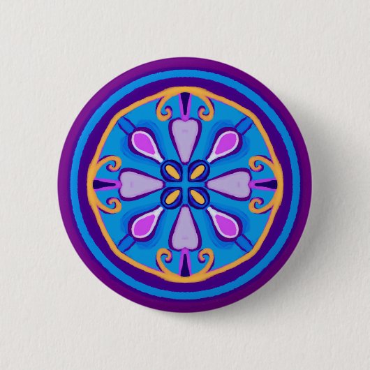 Badge Rond 5 Cm Kaleidoscope button (Devant)