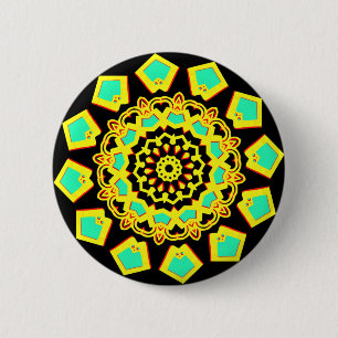 Badge Rond 5 Cm Kaleidoscopic 110714(14)