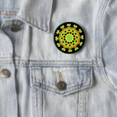 Badge Rond 5 Cm Kaleidoscopic 110714(2) (En situation)