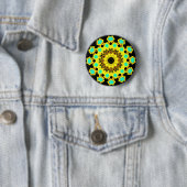 Badge Rond 5 Cm Kaleidoscopic 110714(5) (En situation)