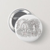 Badge Rond 5 Cm kali et Guadalupe (Devant & derrière)