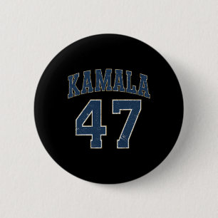 Badge Rond 5 Cm Kamala 47 Comma Président Kamala Harris Wheimer 20