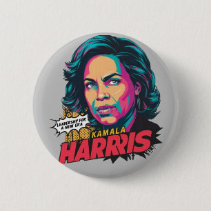 Badge Rond 5 Cm Kamala Harris