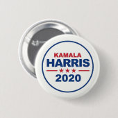 Badge Rond 5 Cm Kamala Harris 2020 (Devant & derrière)