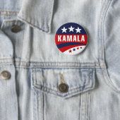 Badge Rond 5 Cm Kamala Harris 2024 (En situation)