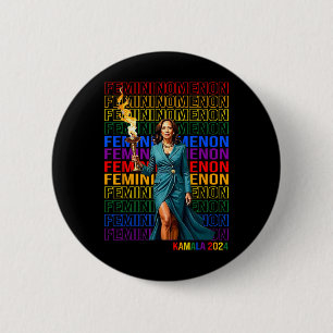 Badge Rond 5 Cm Kamala Harris 2024 1
